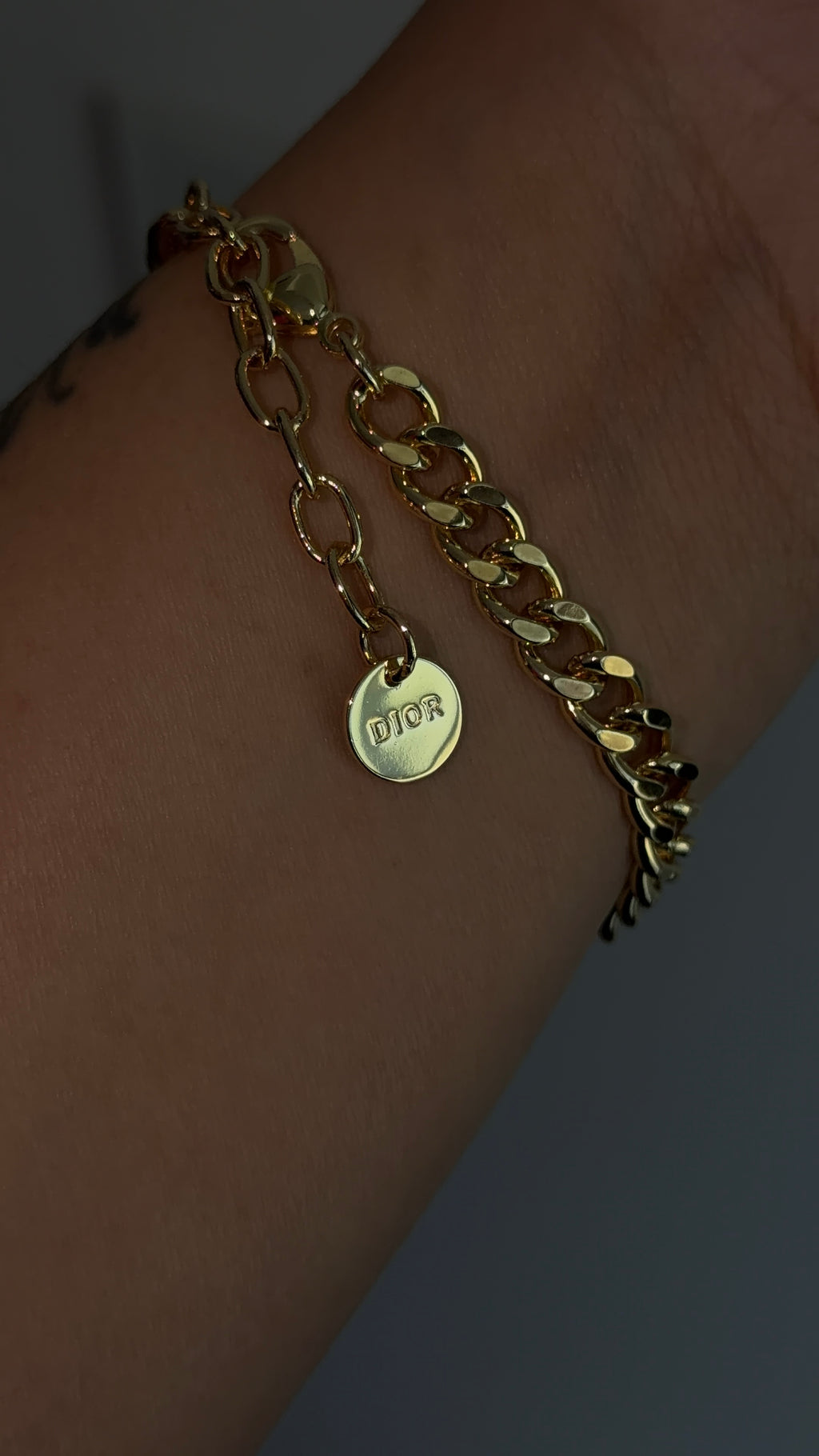 Dior Cuban Link Bracelet