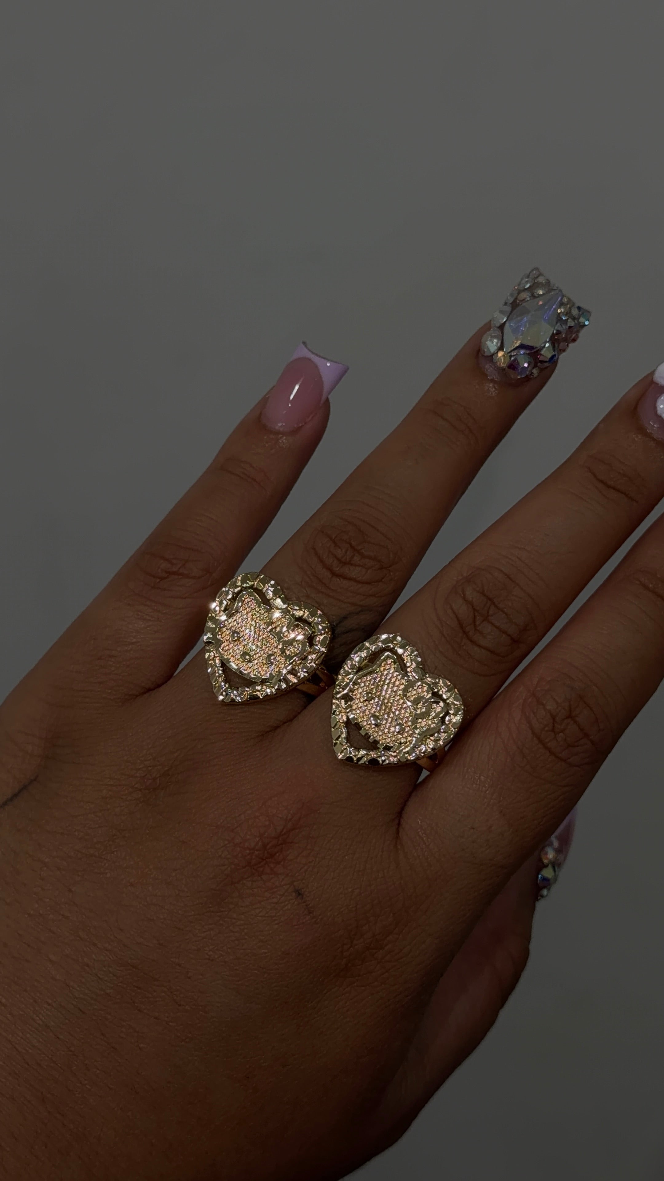 Heart Nugget Hk Ring