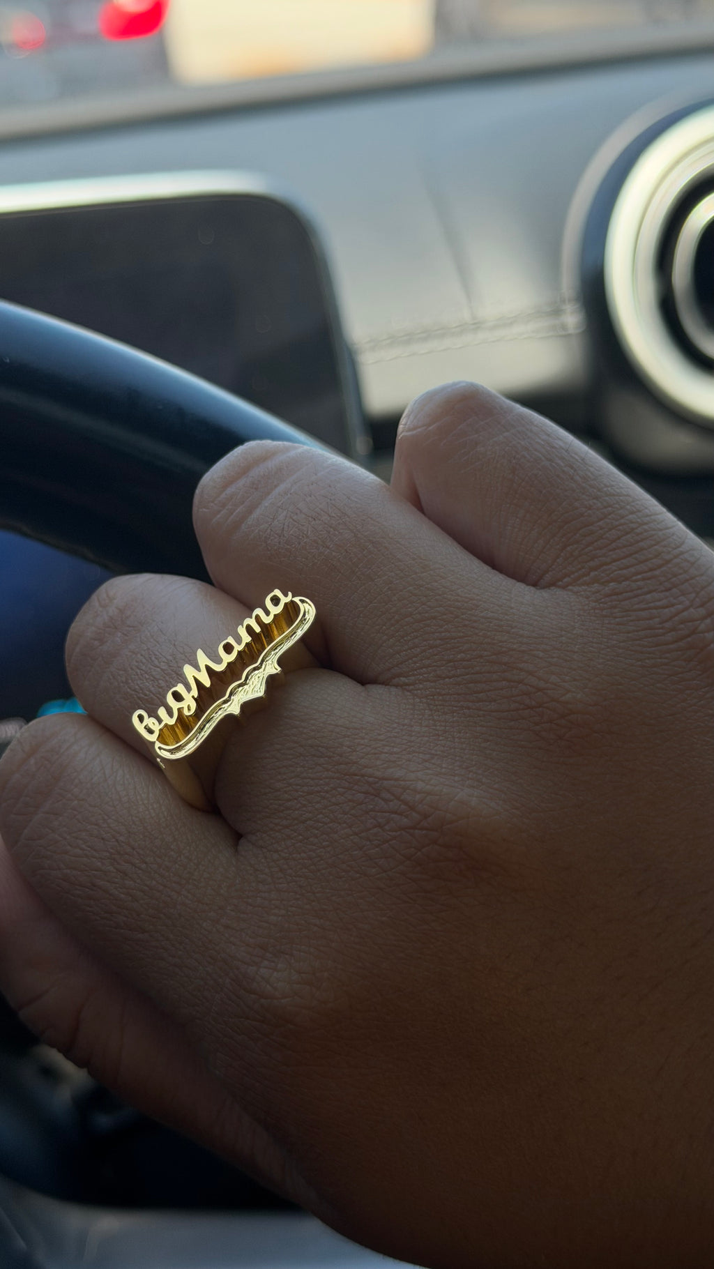 Custom Name Ring