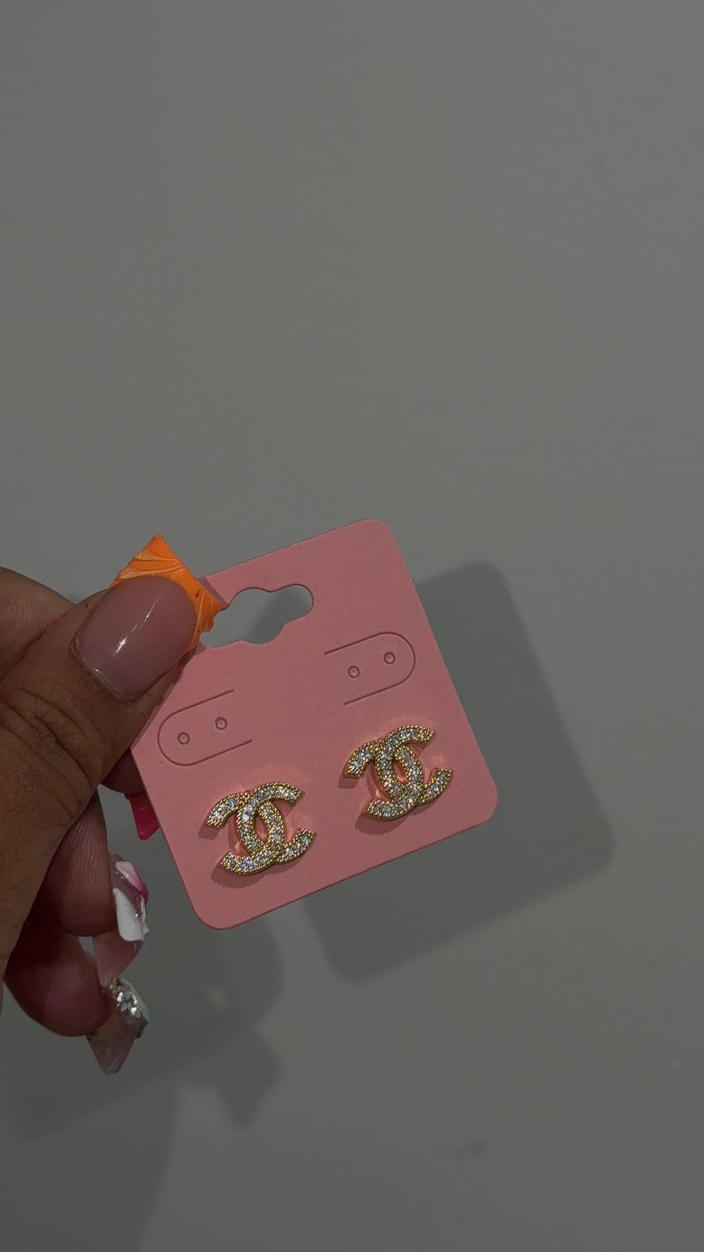 Big Double C Earrings