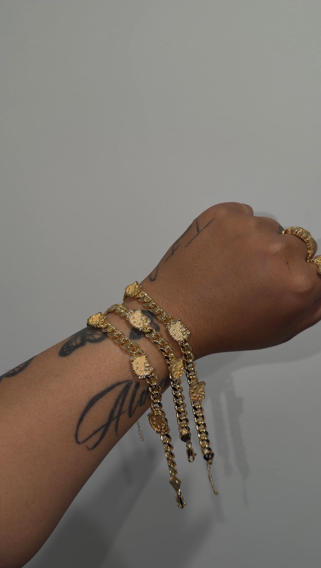 Lil HK Face Cuban Bracelet