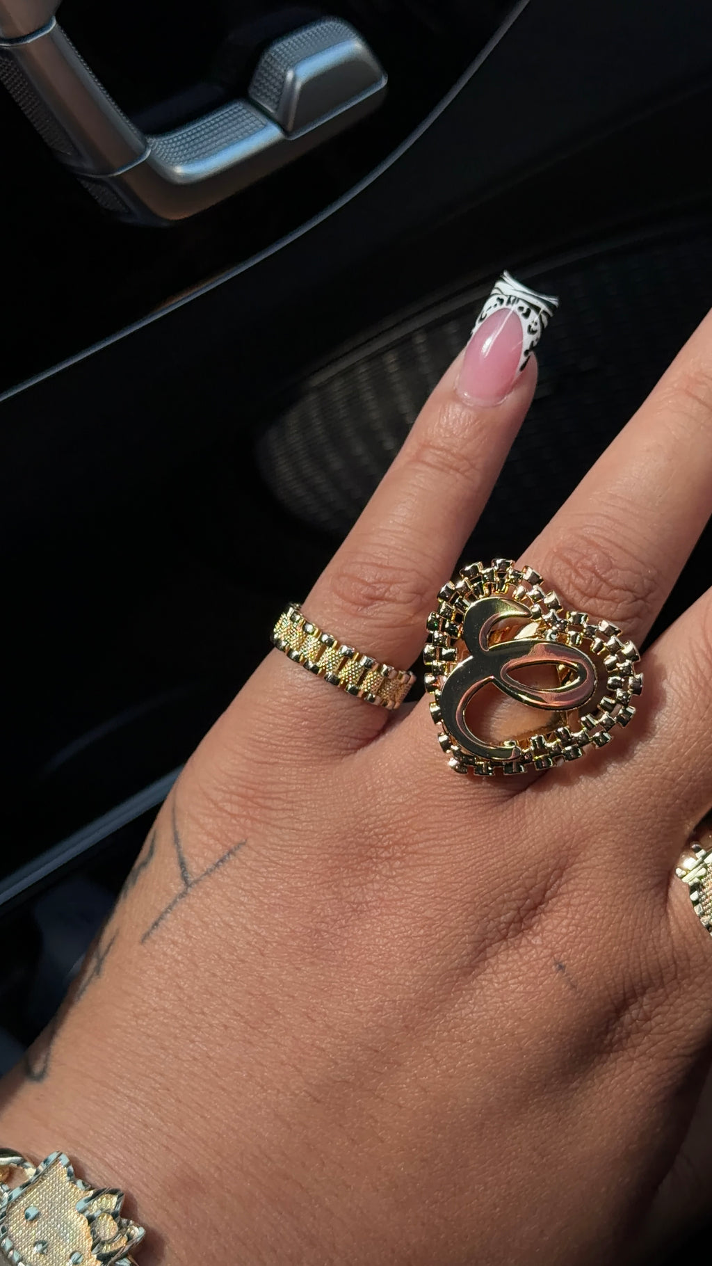 Letter Heart Rolex Custom Ring