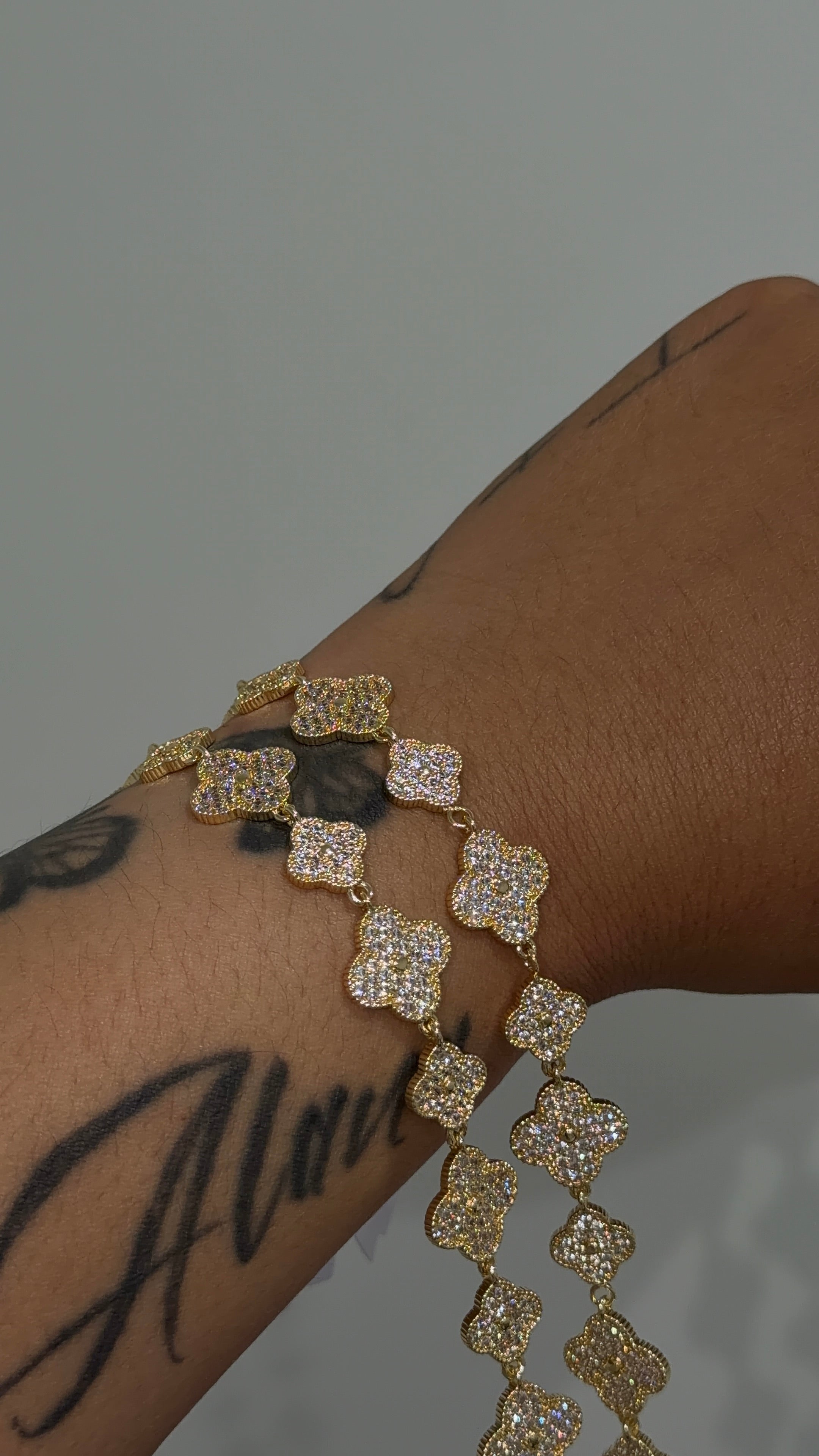 Bling Clover Bracelet