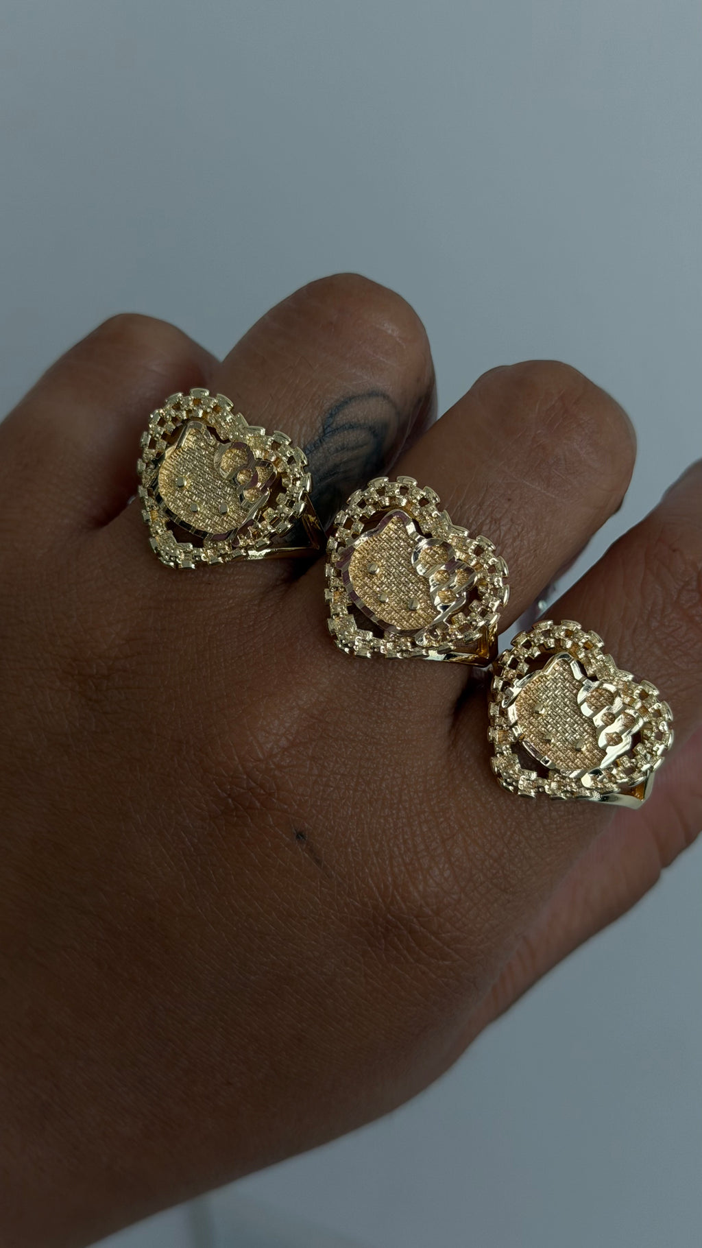 Rolex Heart HK Face Ring