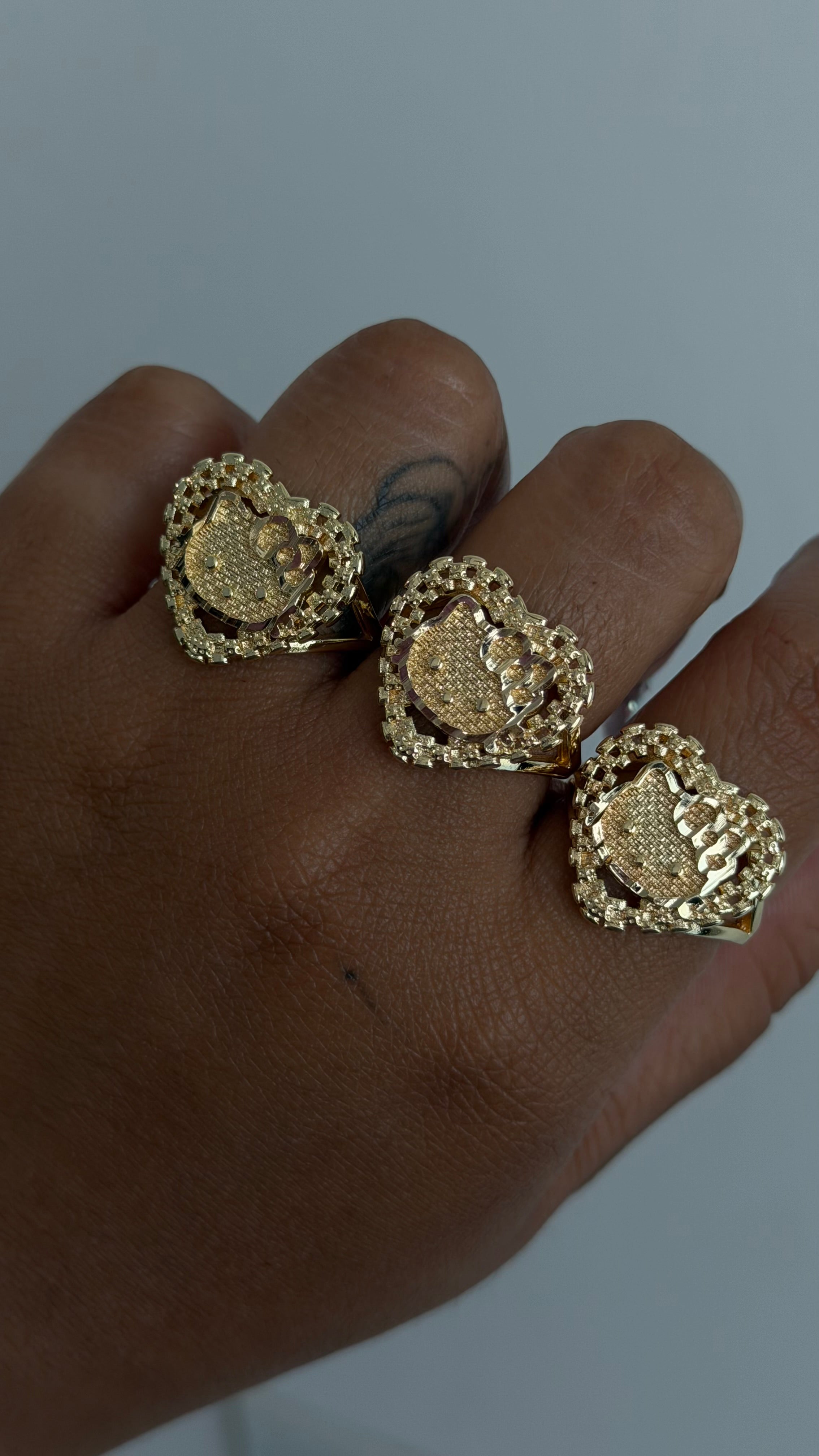 Rolex Heart HK Face Ring