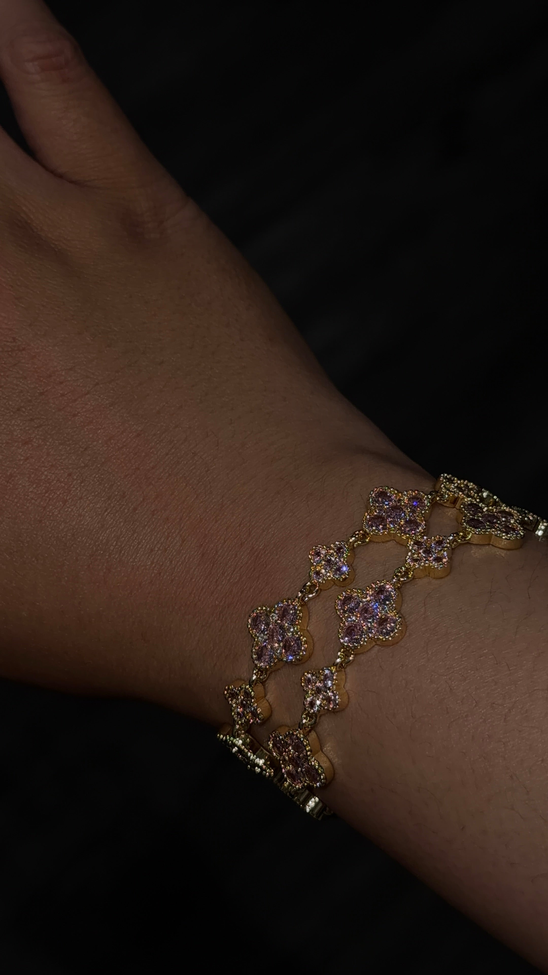 Pink Diamond Vcleef Bracelet