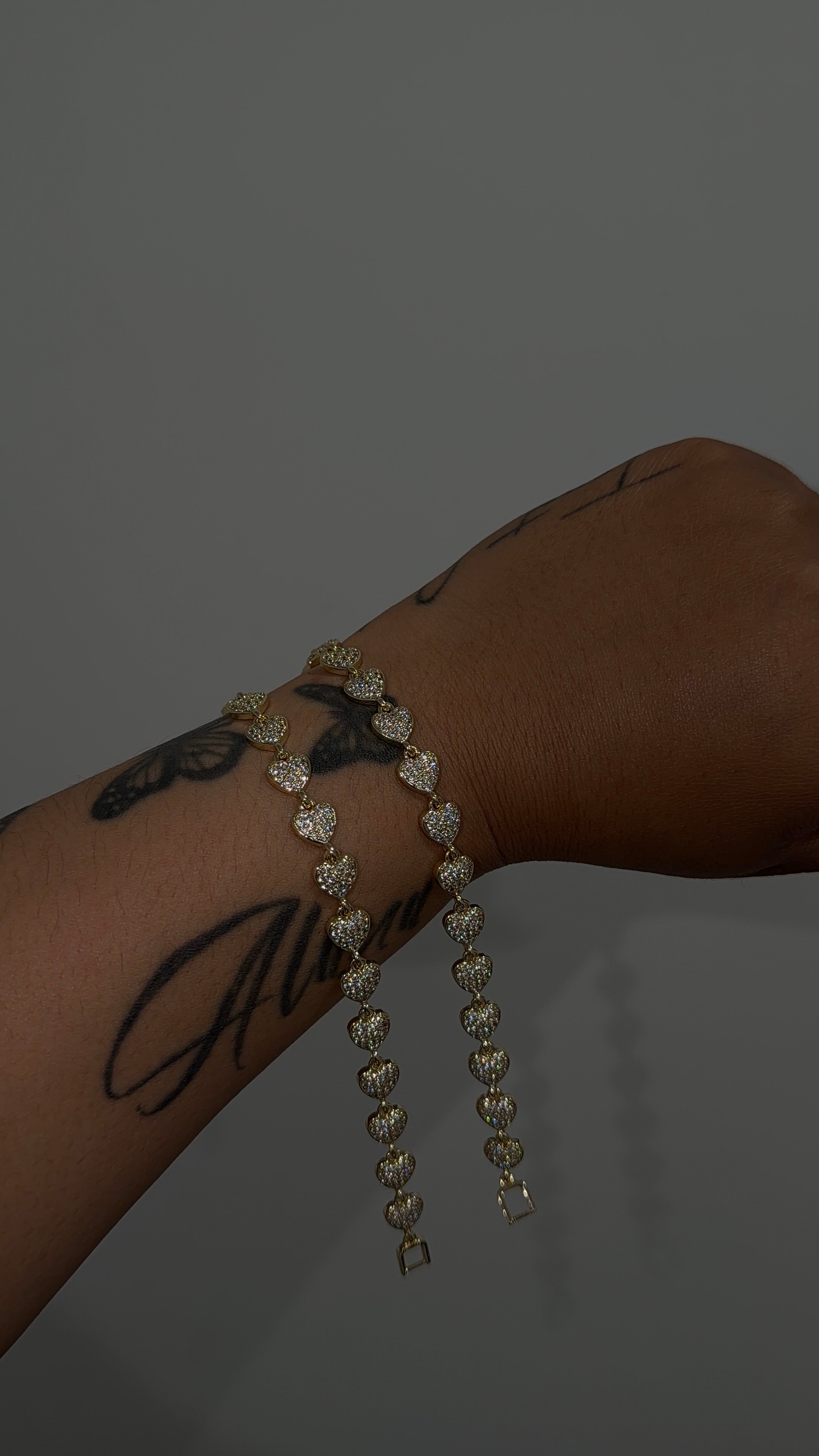 Bling Heart Bracelet