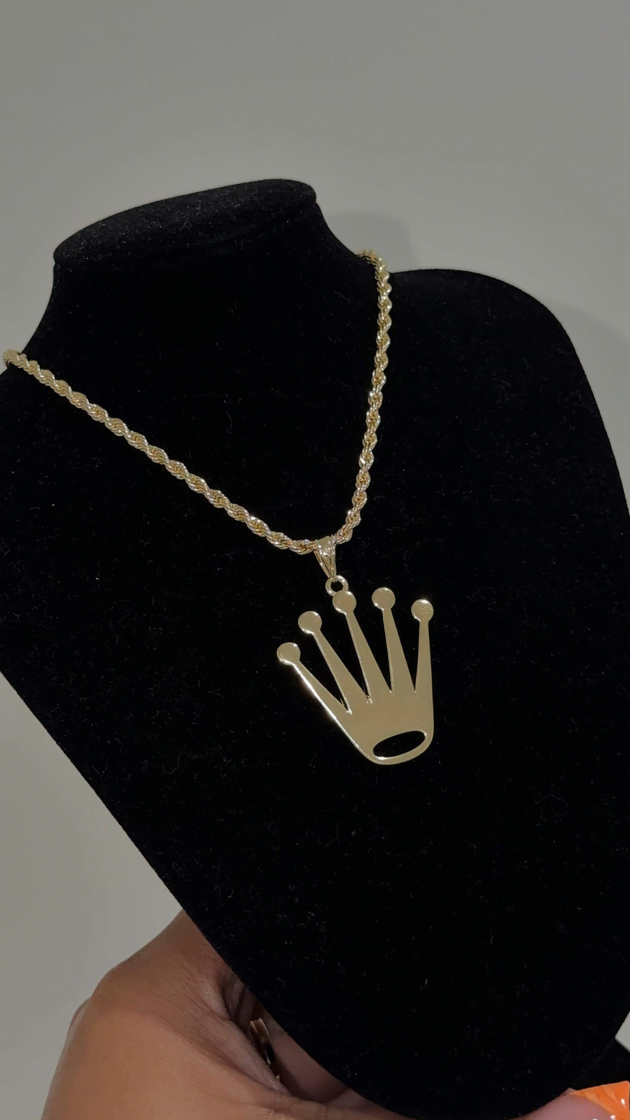 Big Rolex Crown Chain