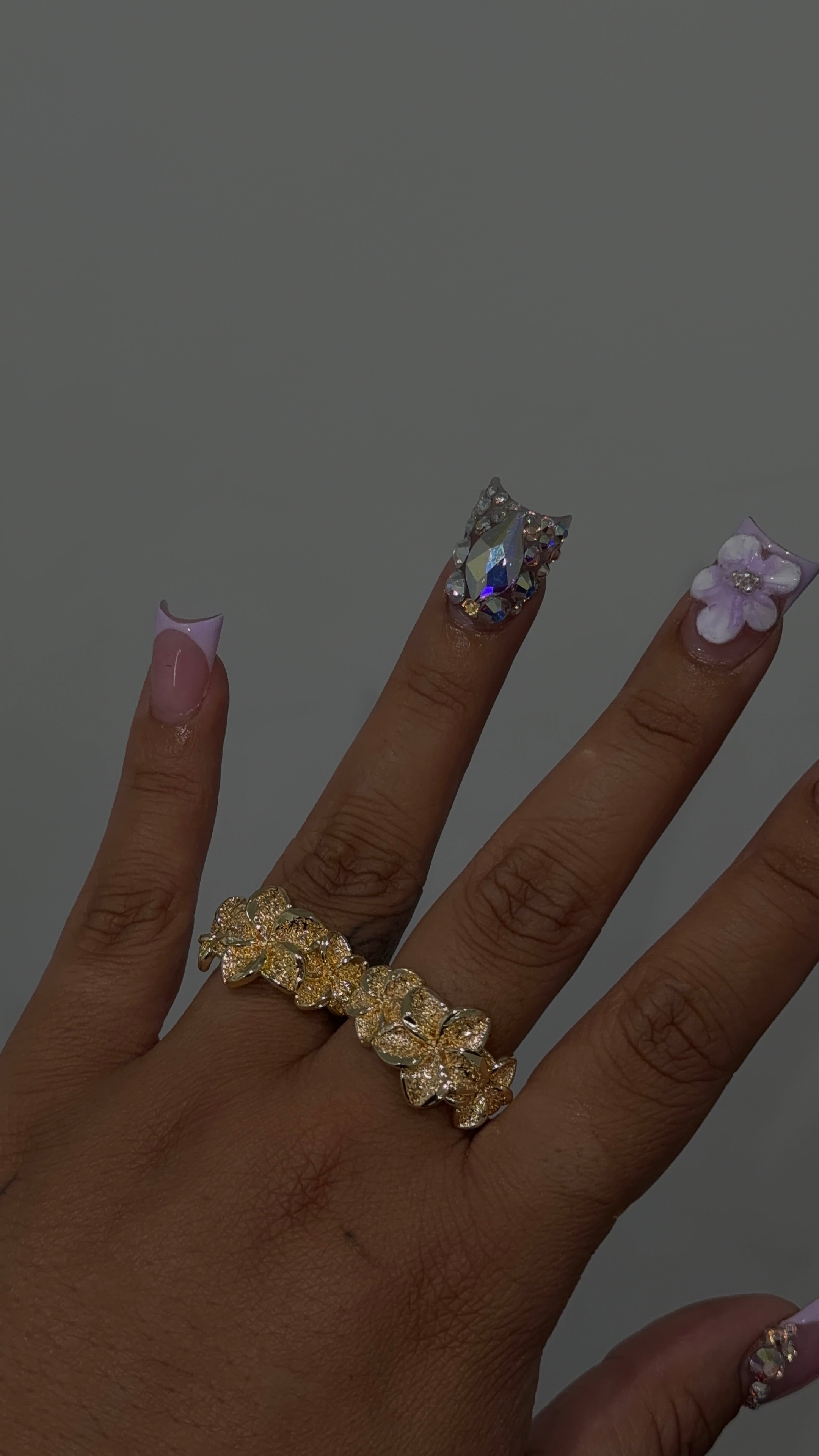 3 Flower Ring