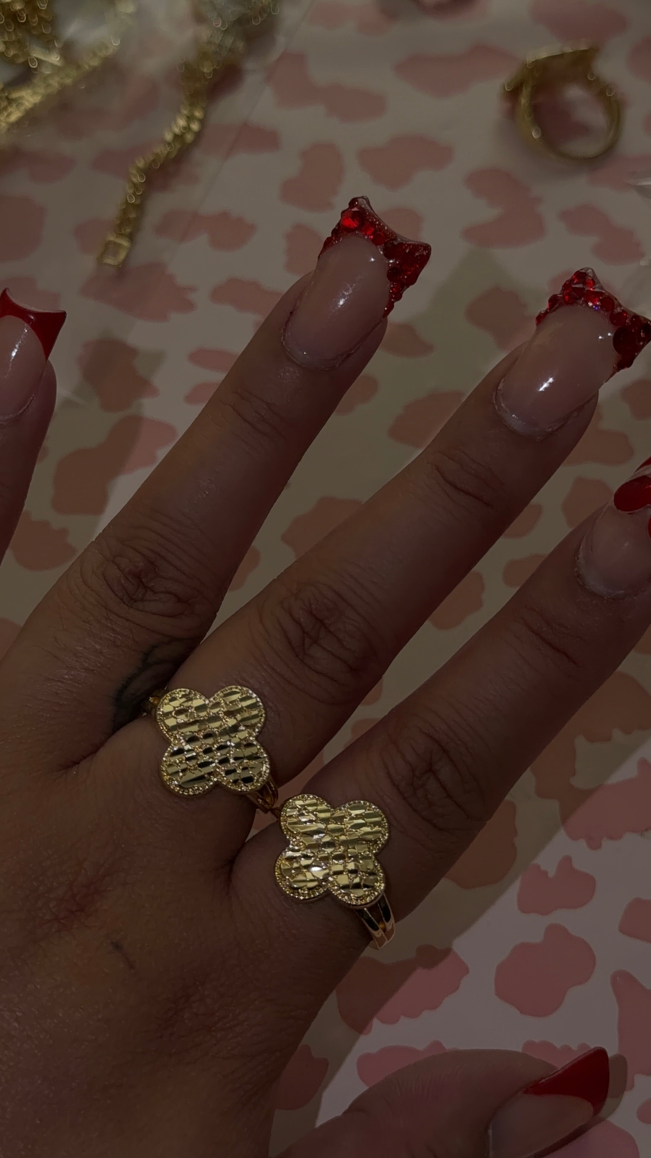 Clover Nugget Ring