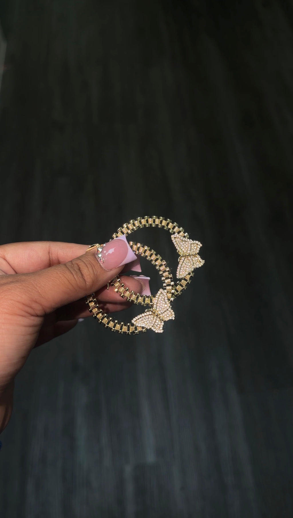 Butterfly Rolex Hoops
