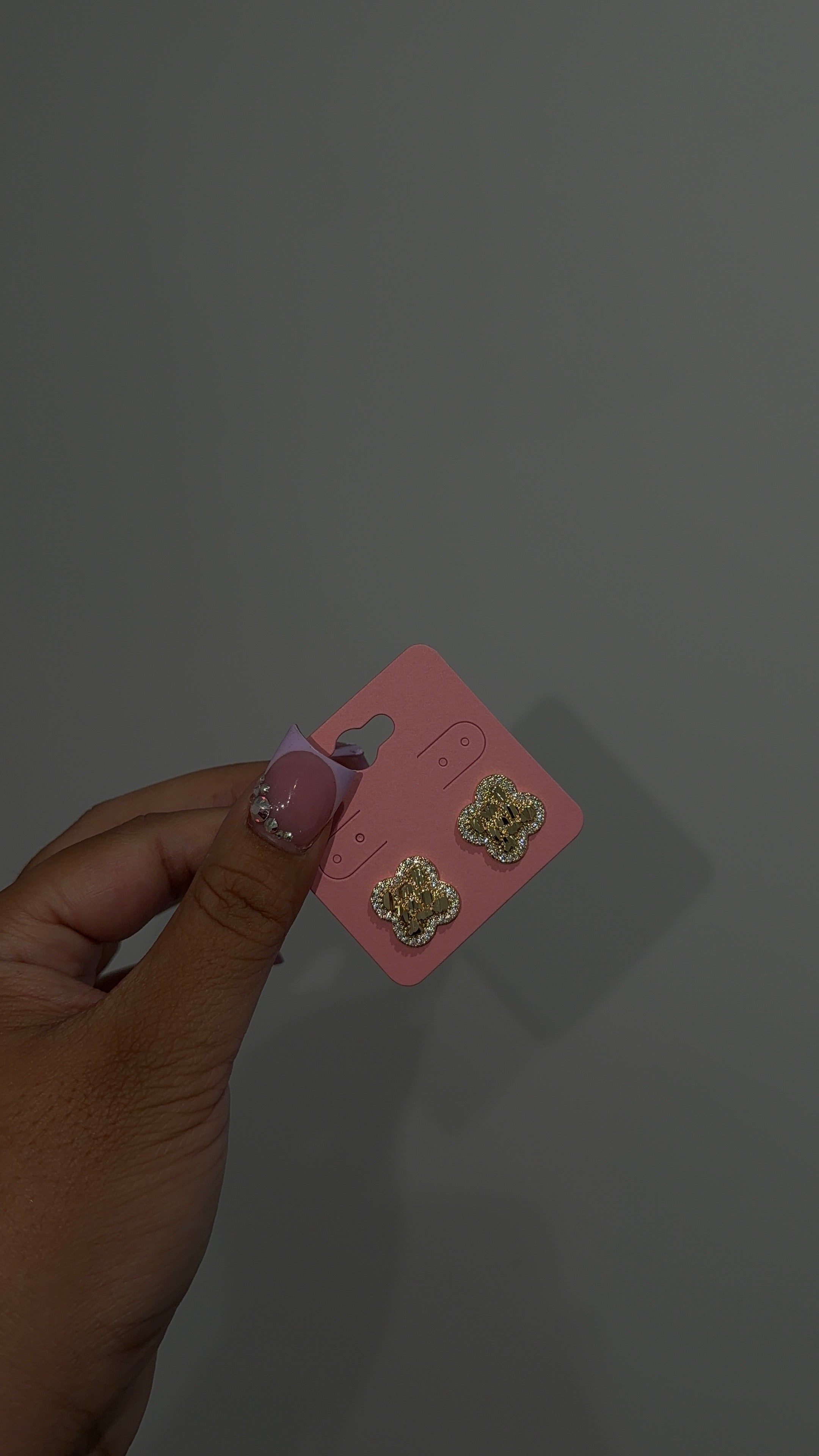 Clover Nugget Bling Studs