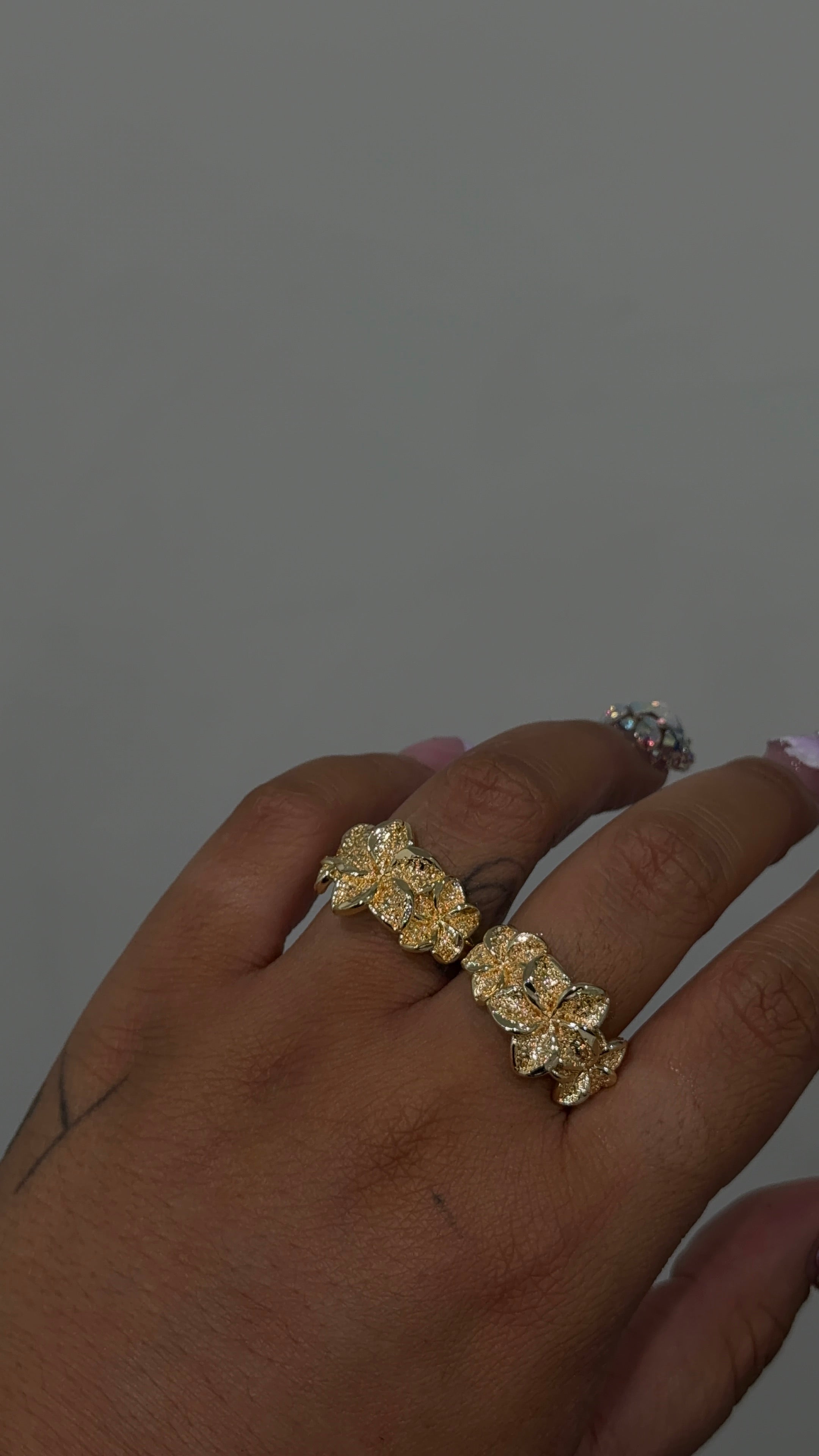 3 Flower Ring