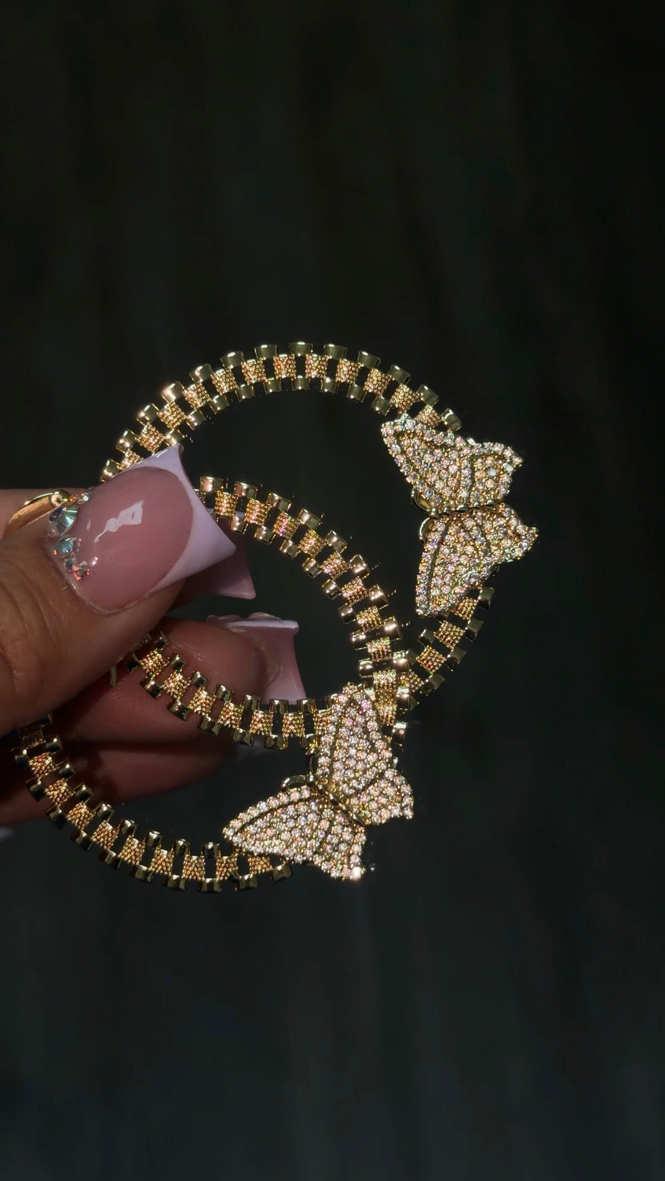 Butterfly Rolex Hoops