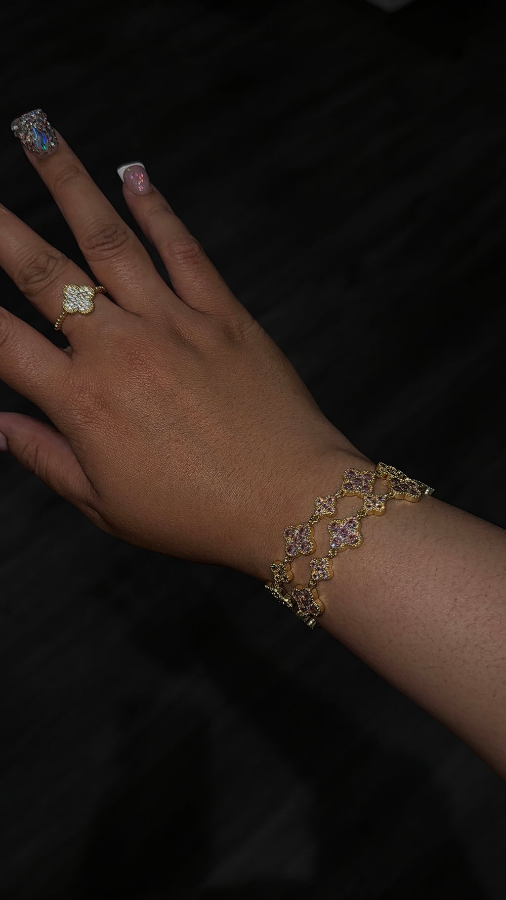Pink Diamond Vcleef Bracelet