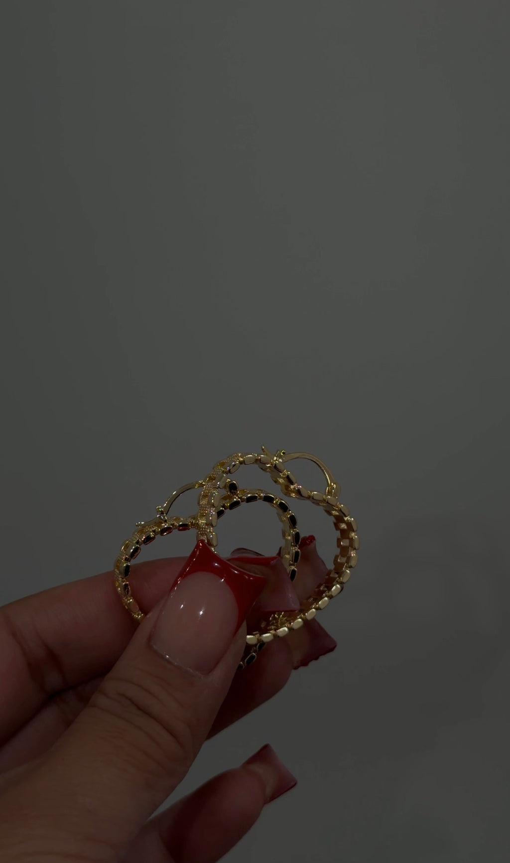 Heart Rolex Hoops