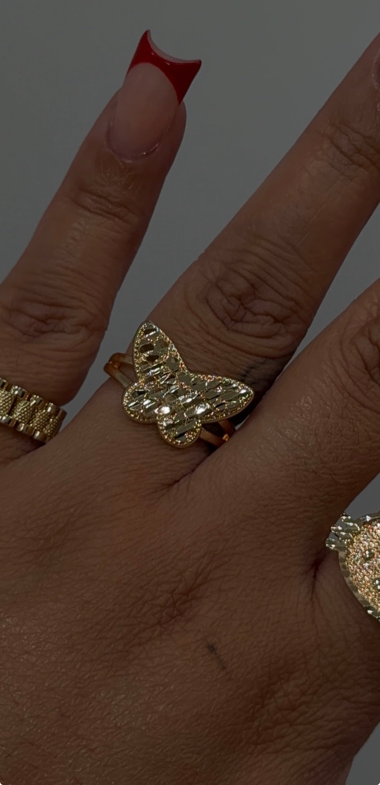 Butterfly Nugget Ring