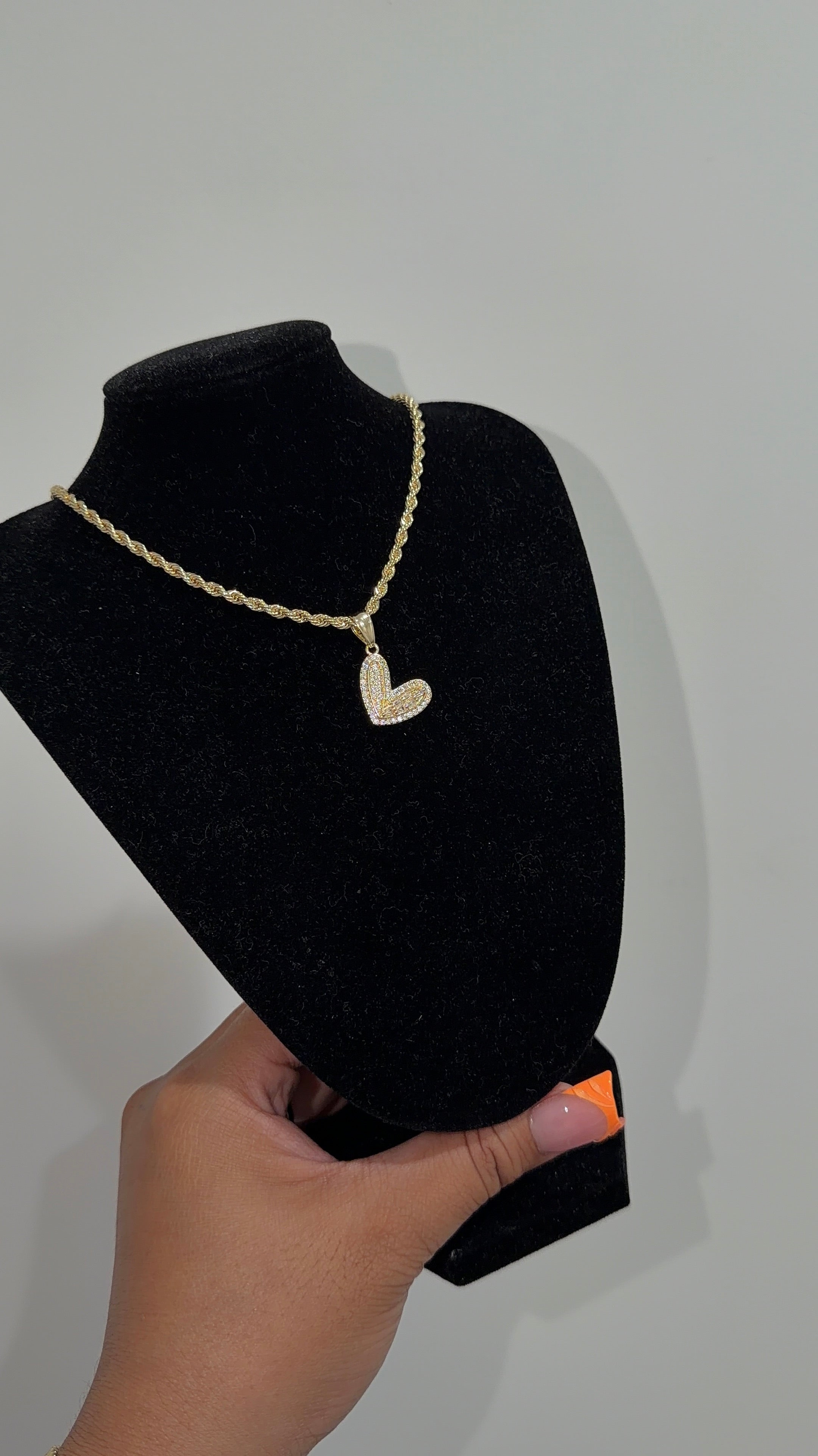 Heart Bling Necklace