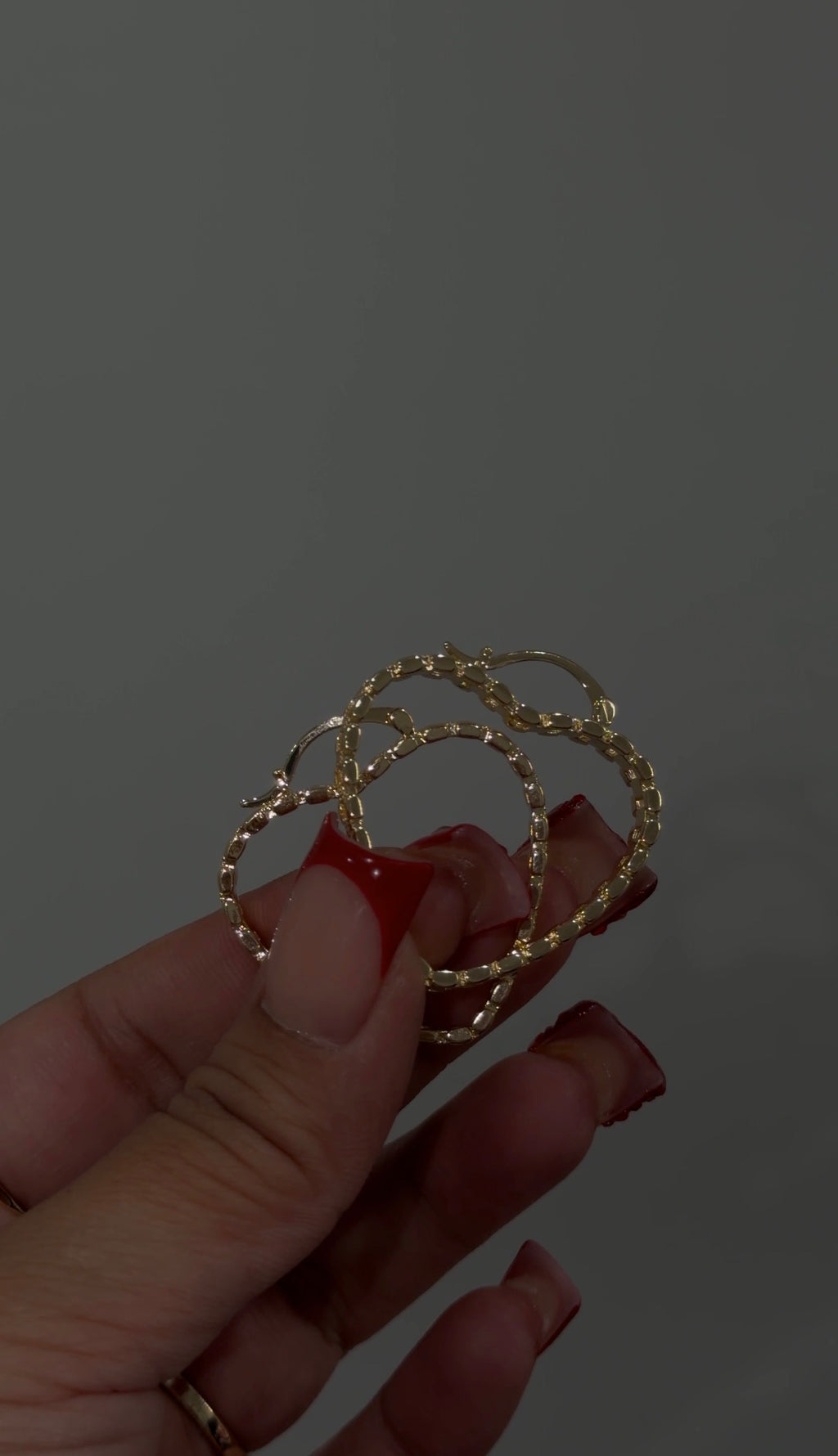 Heart Rolex Hoops