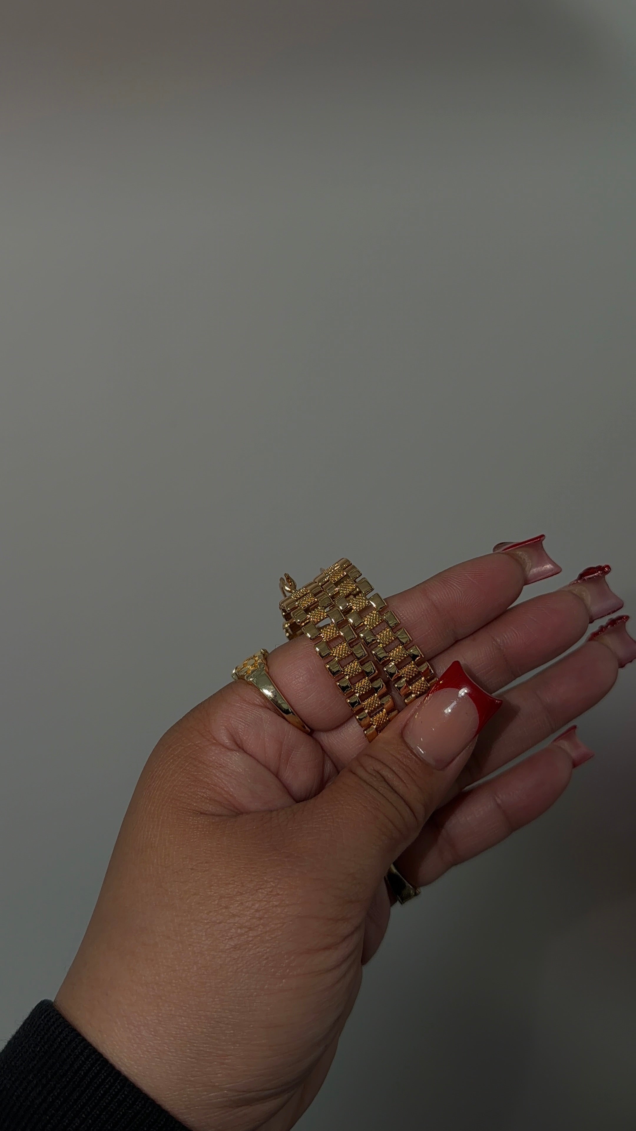 Big Rolex Heart Hoops