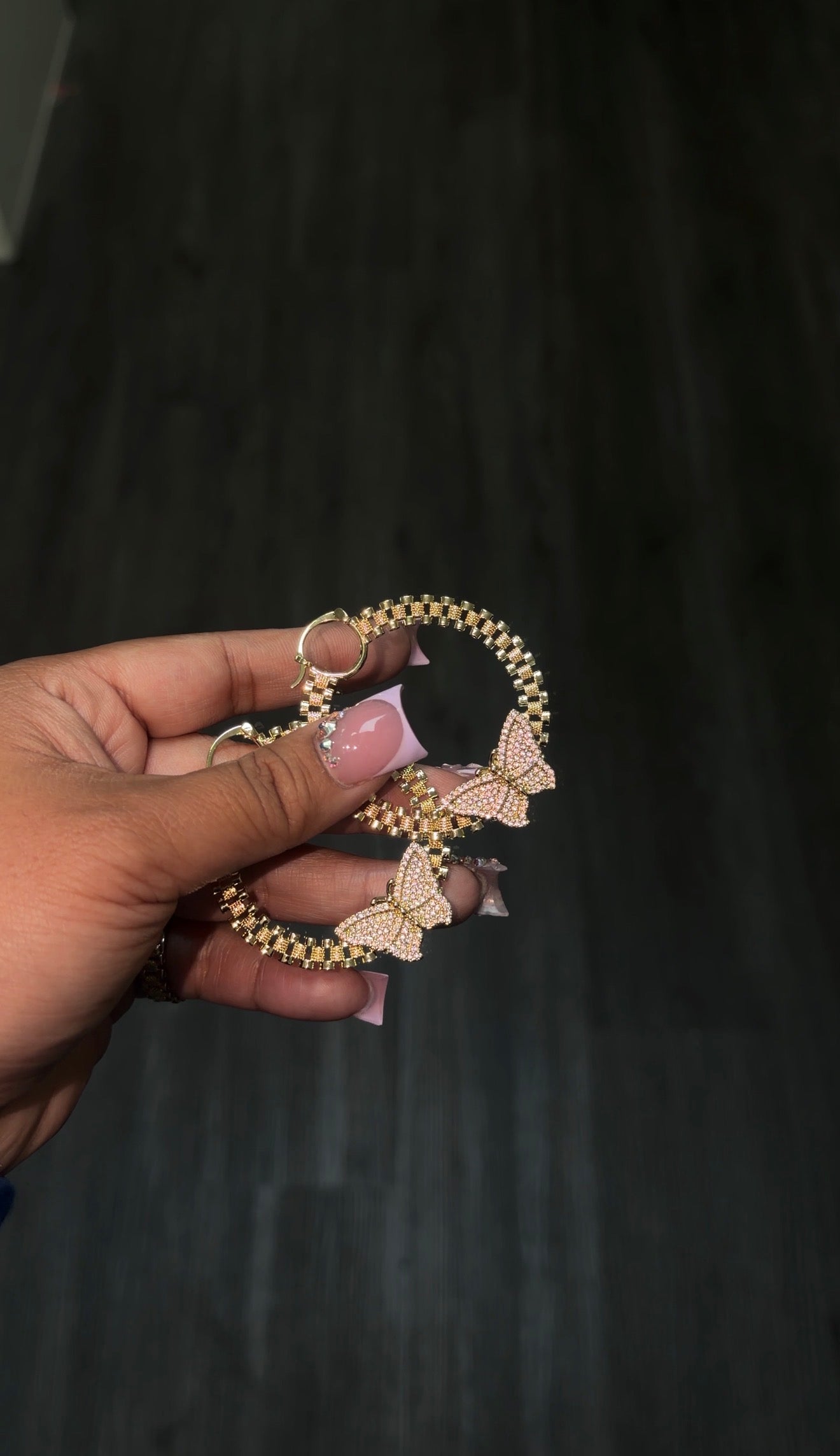 Butterfly Rolex Hoops