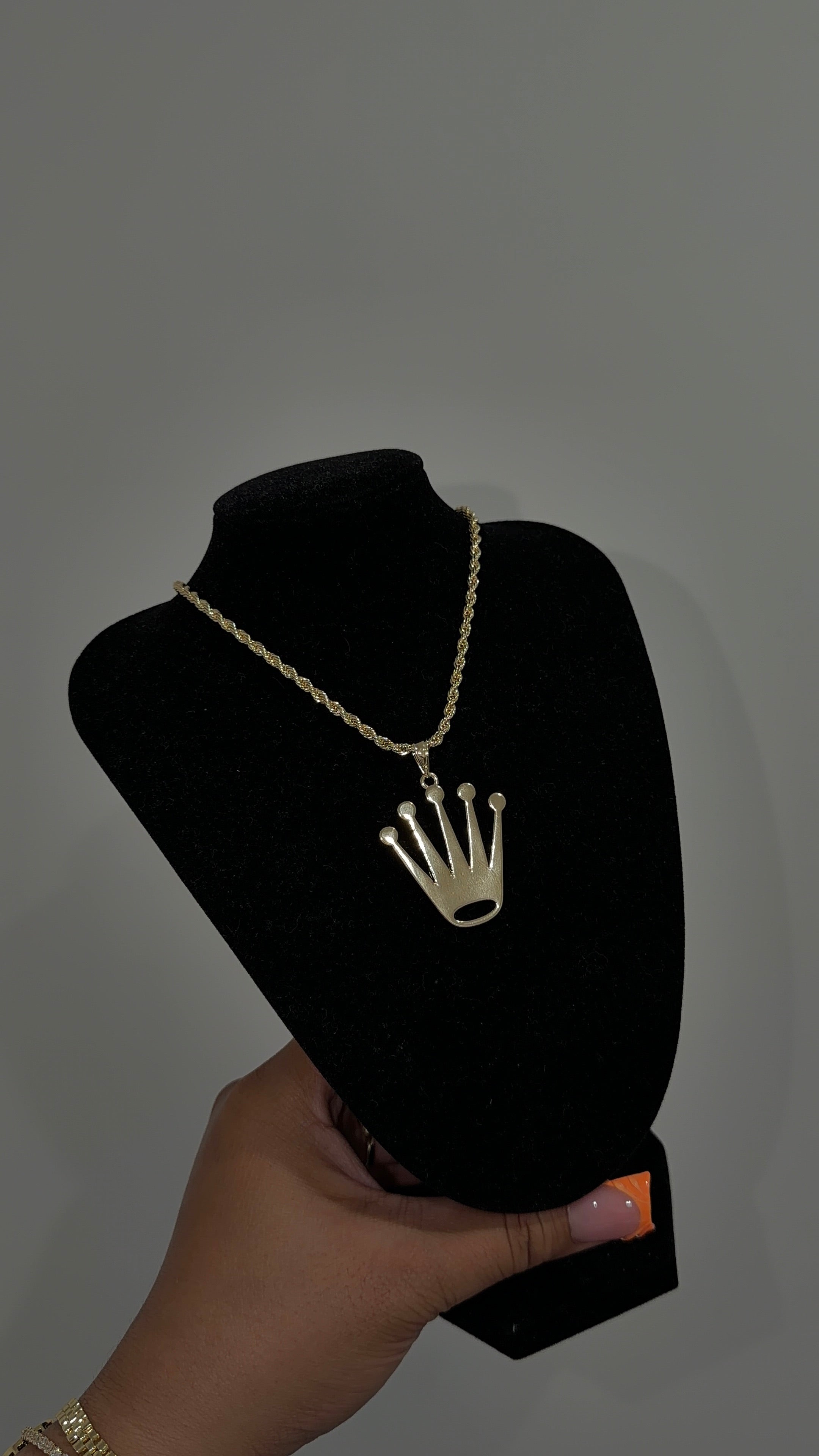 Big Rolex Crown Chain