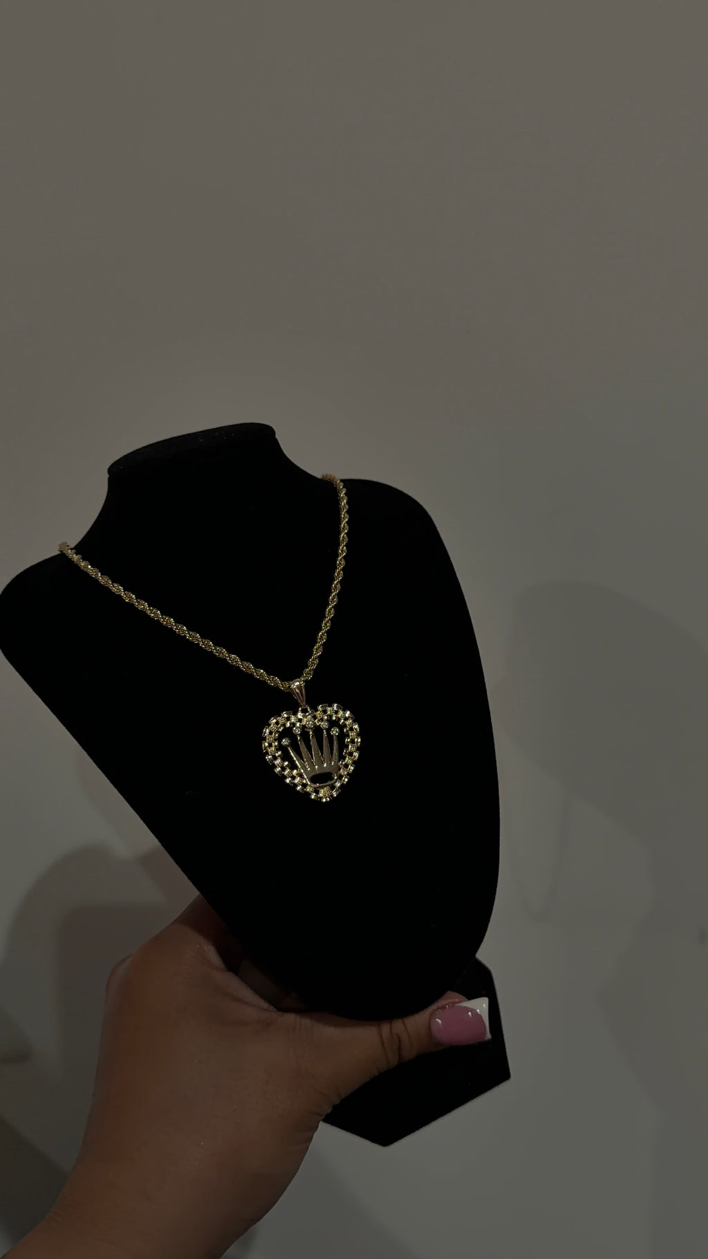 Crown Rolex Heart Chain