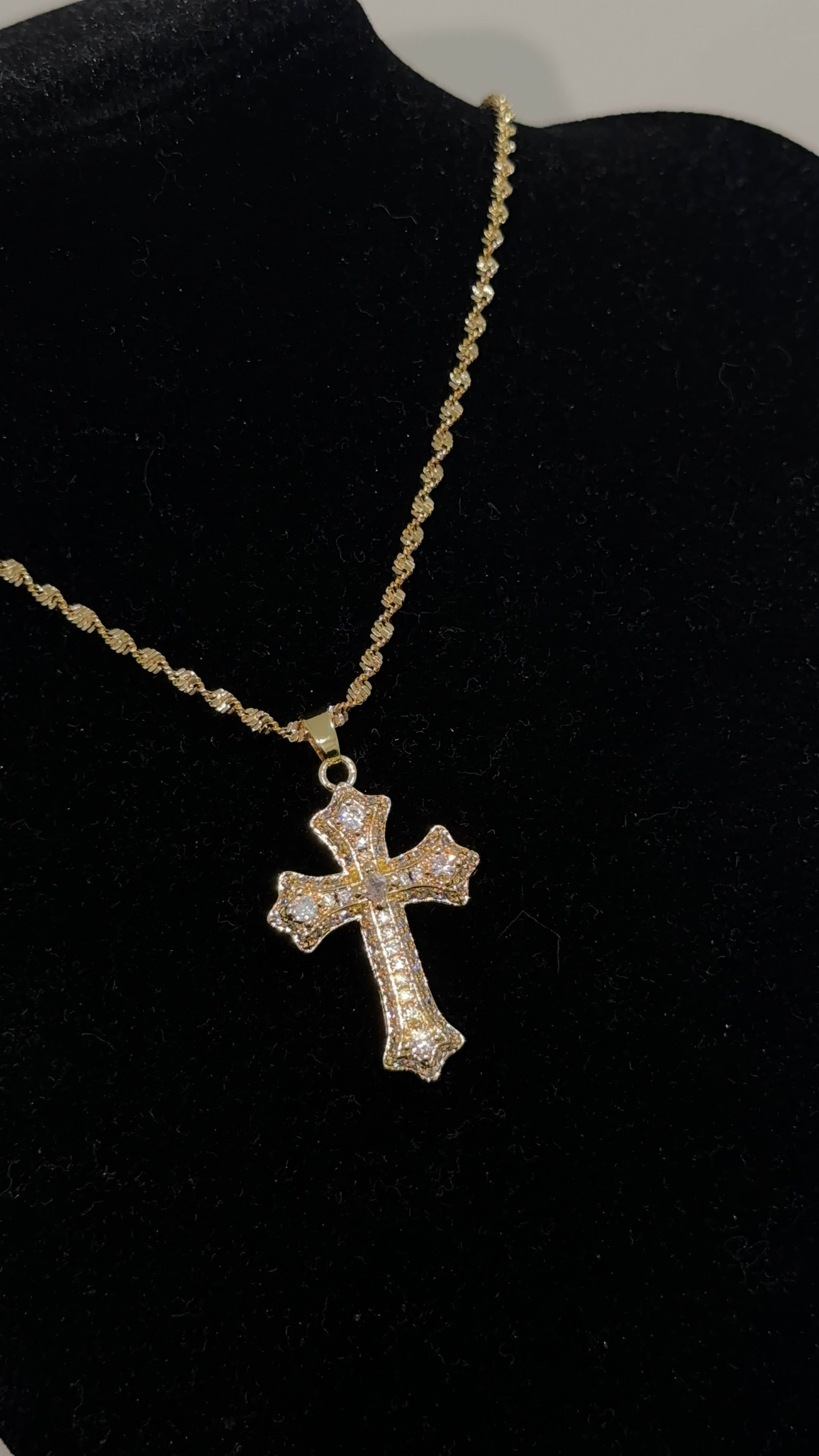 Bling Out Cross Necklace