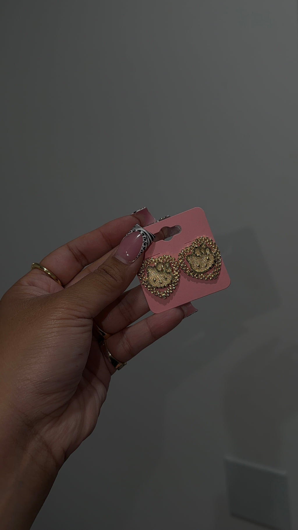 Big Hk Heart Rolex Earrings