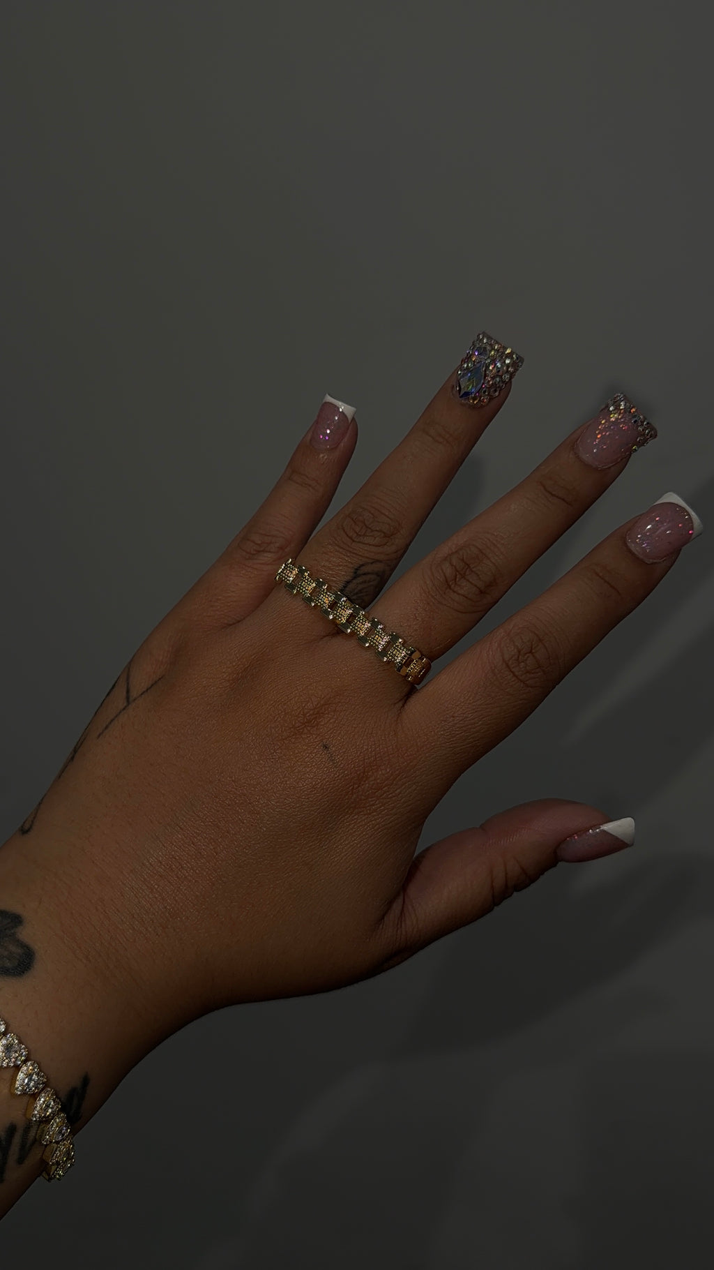 Plain Rolex 2 Finger Ring