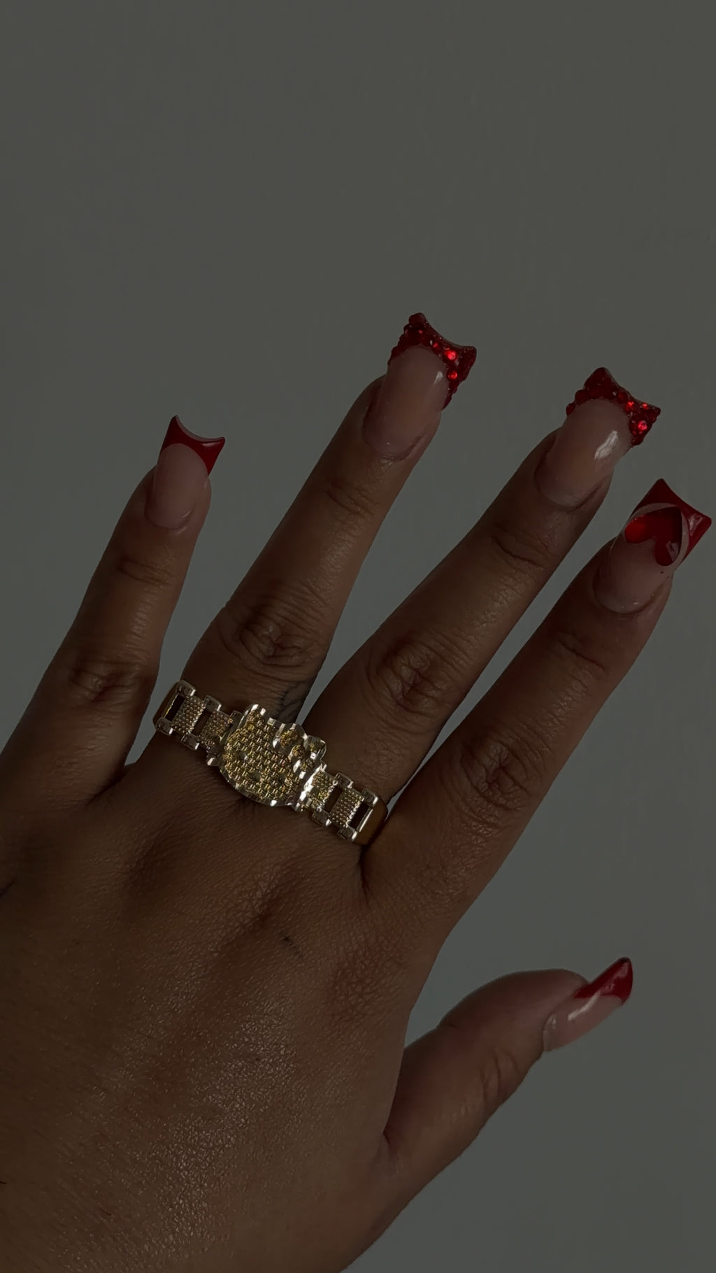Hk Rolex 2 Finger Ring