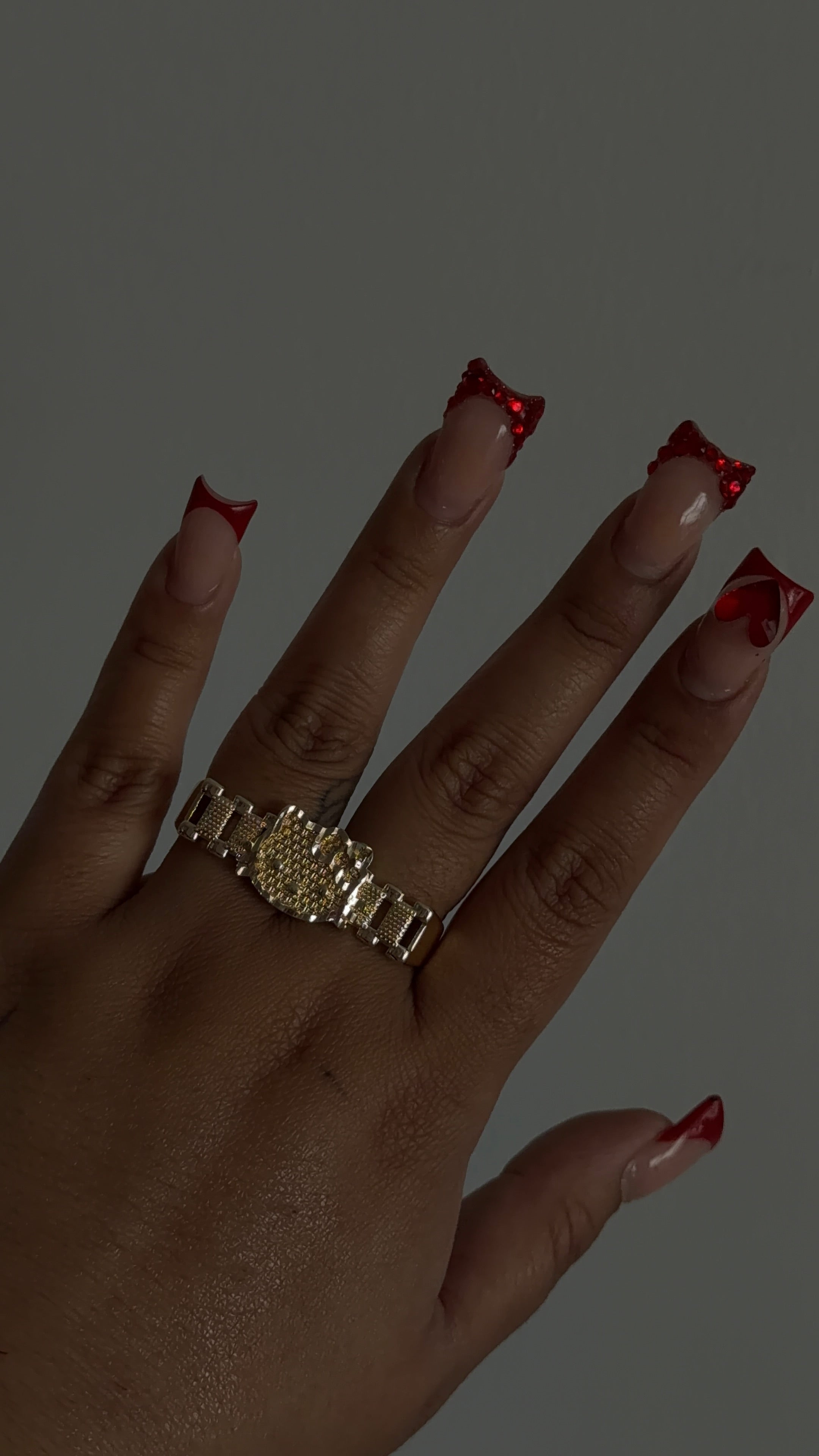 Hk Rolex 2 Finger Ring