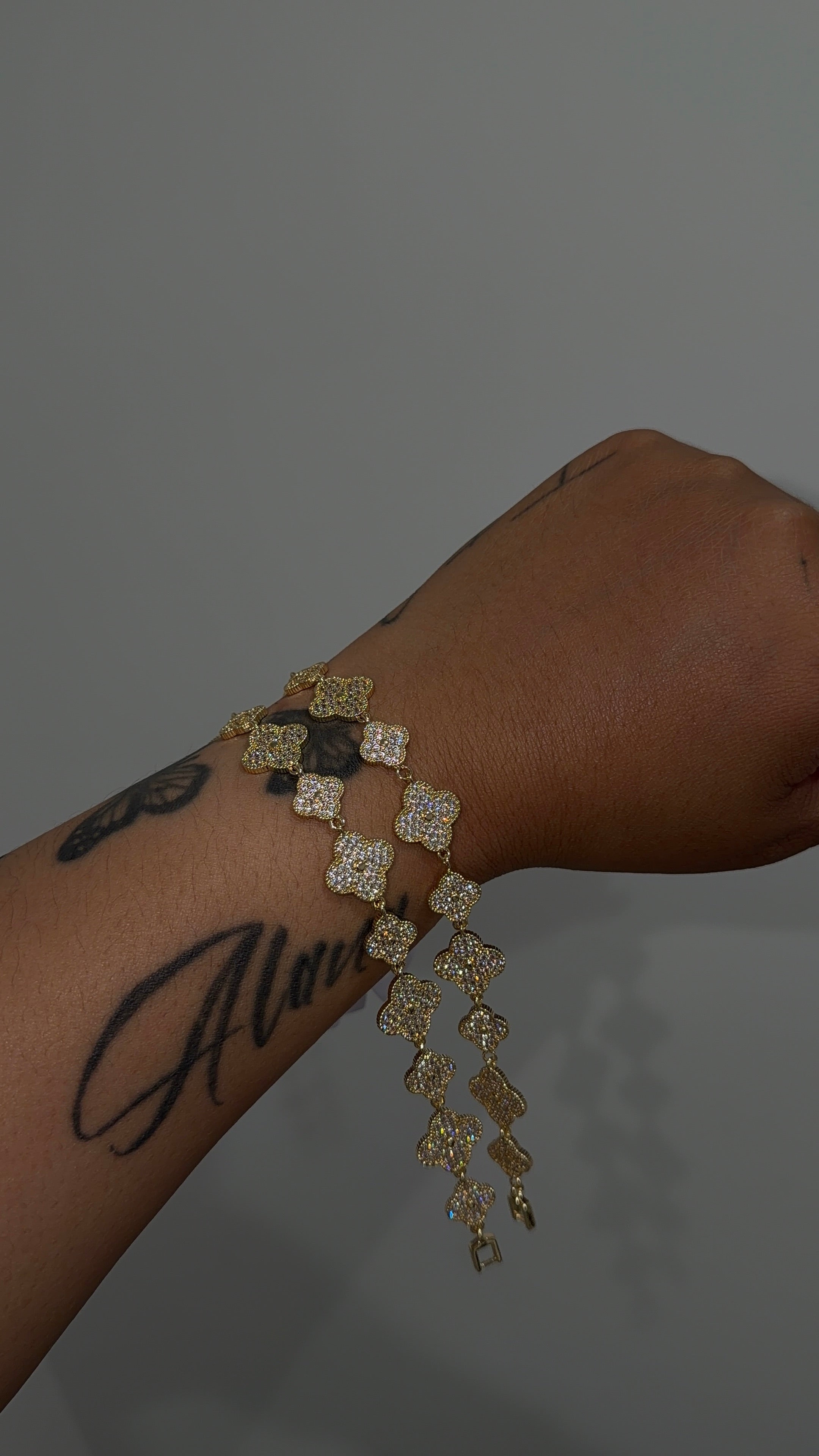 Bling Clover Bracelet