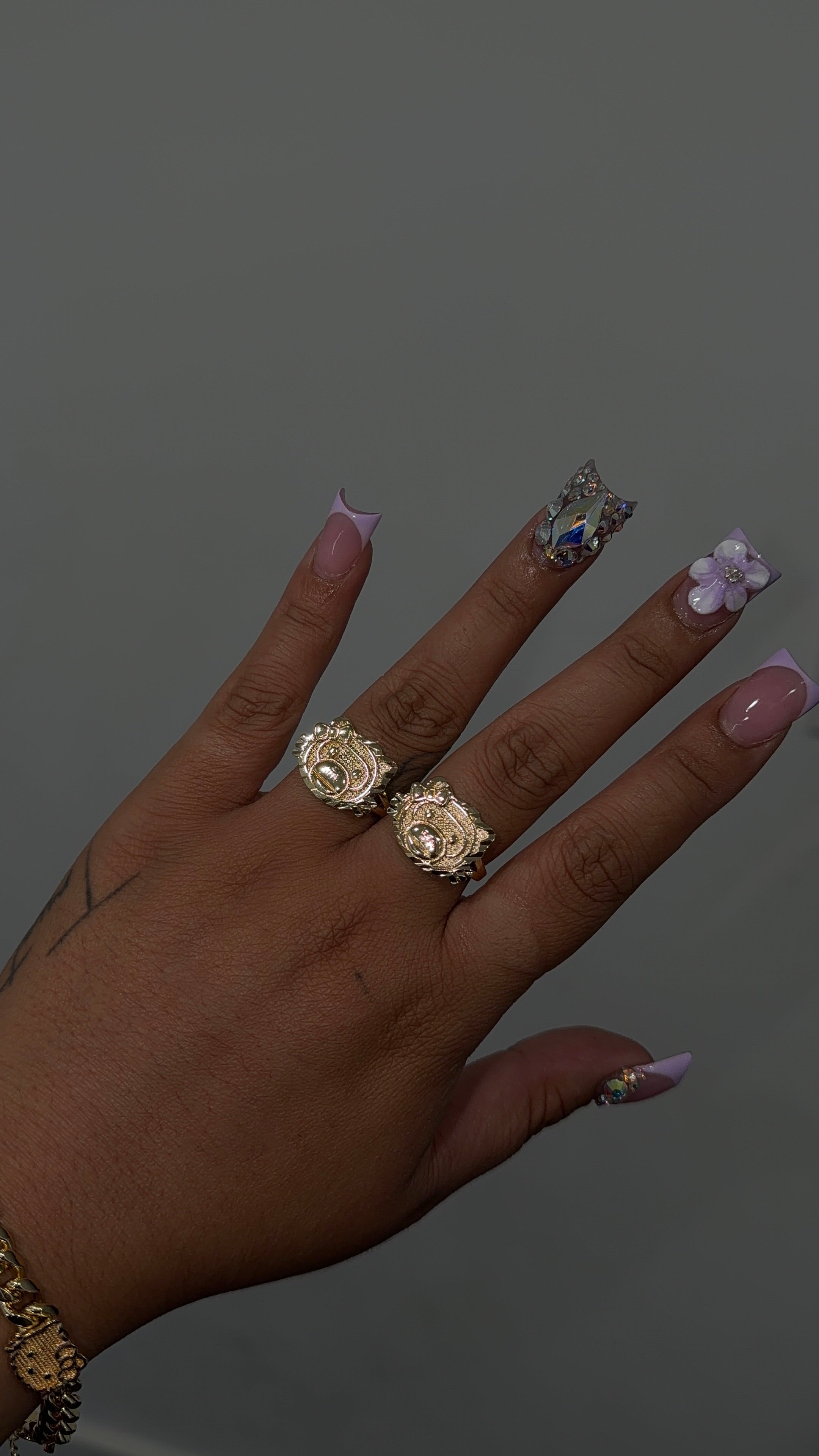 Baby Monkey Bow Ring
