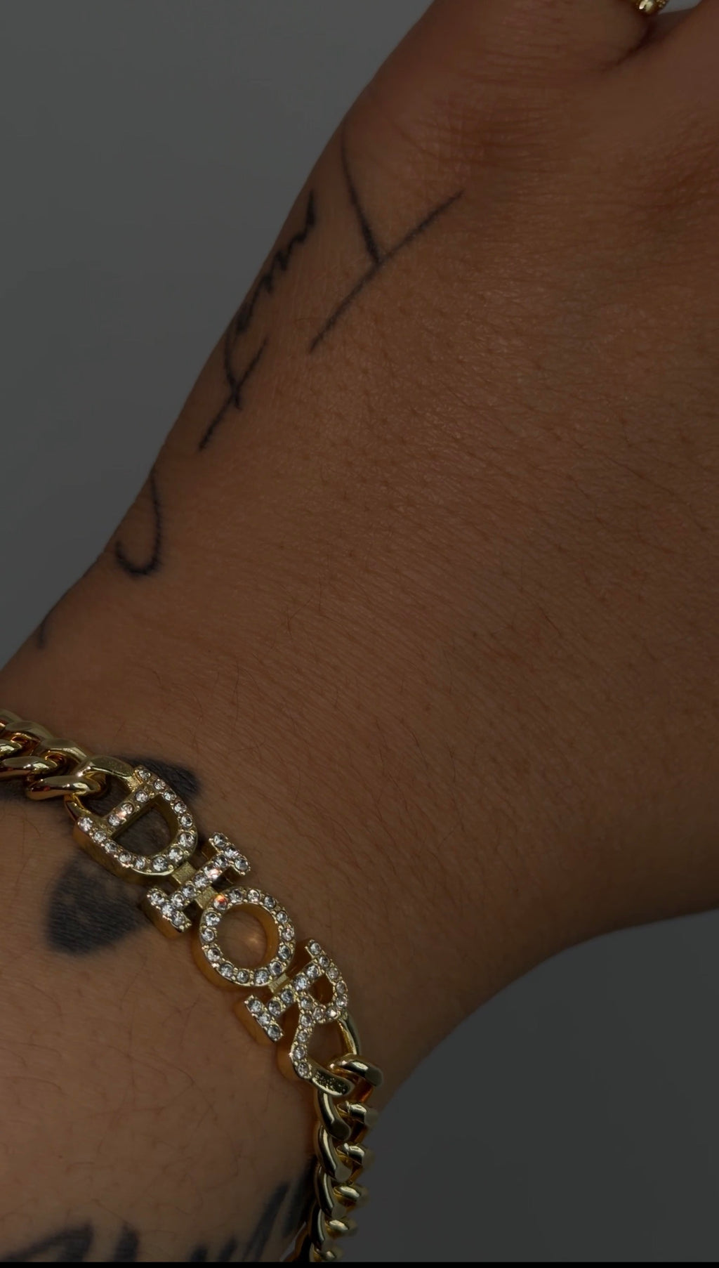 Dior Cuban Link Bracelet