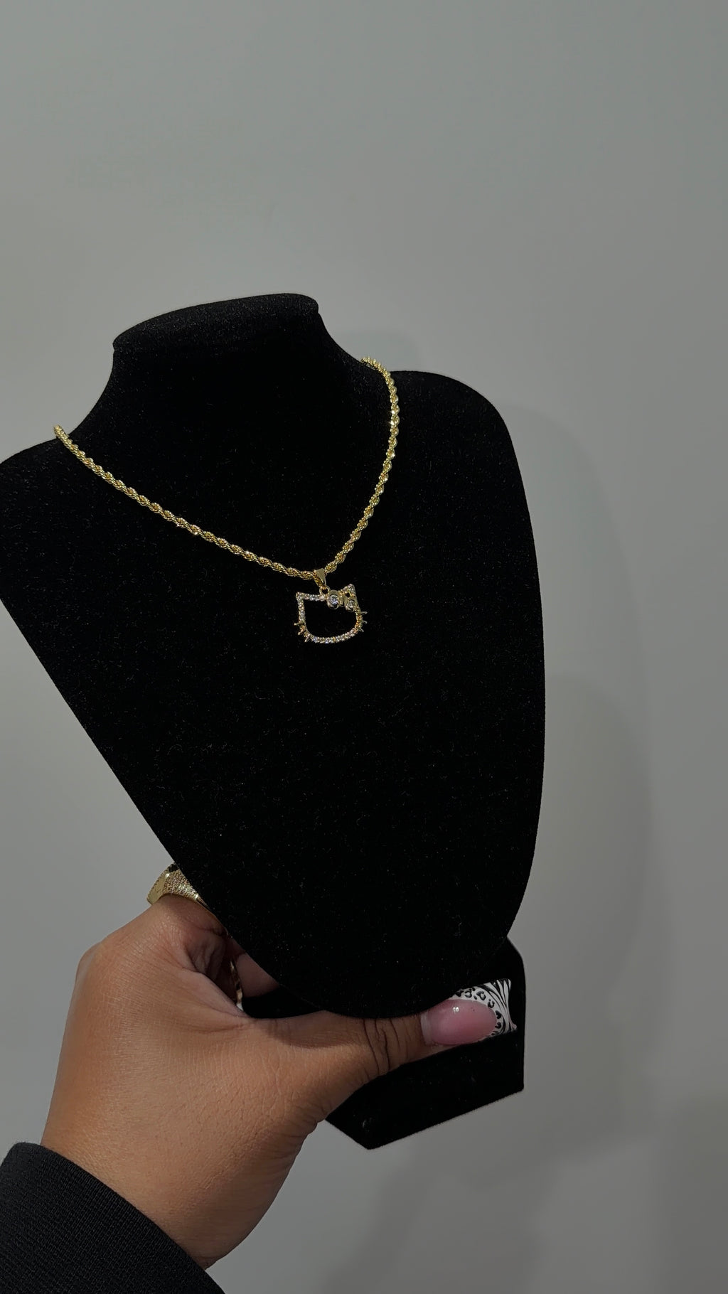Dainty Lil Hk No Face Necklace