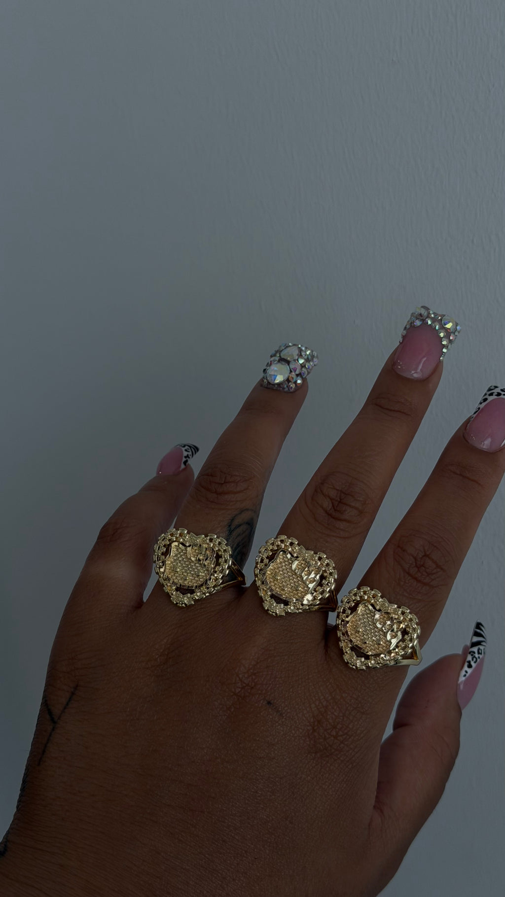 Rolex Heart HK Face Ring