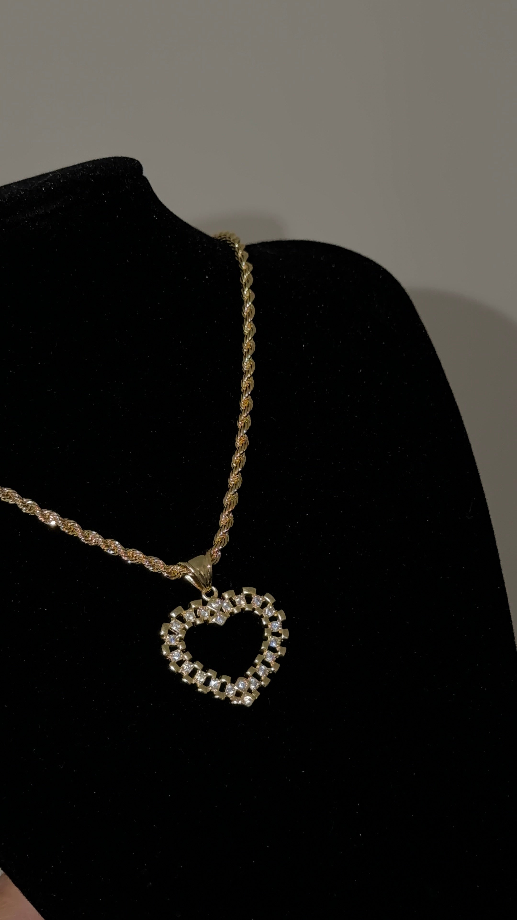 Diamond Heart Rolex Chain