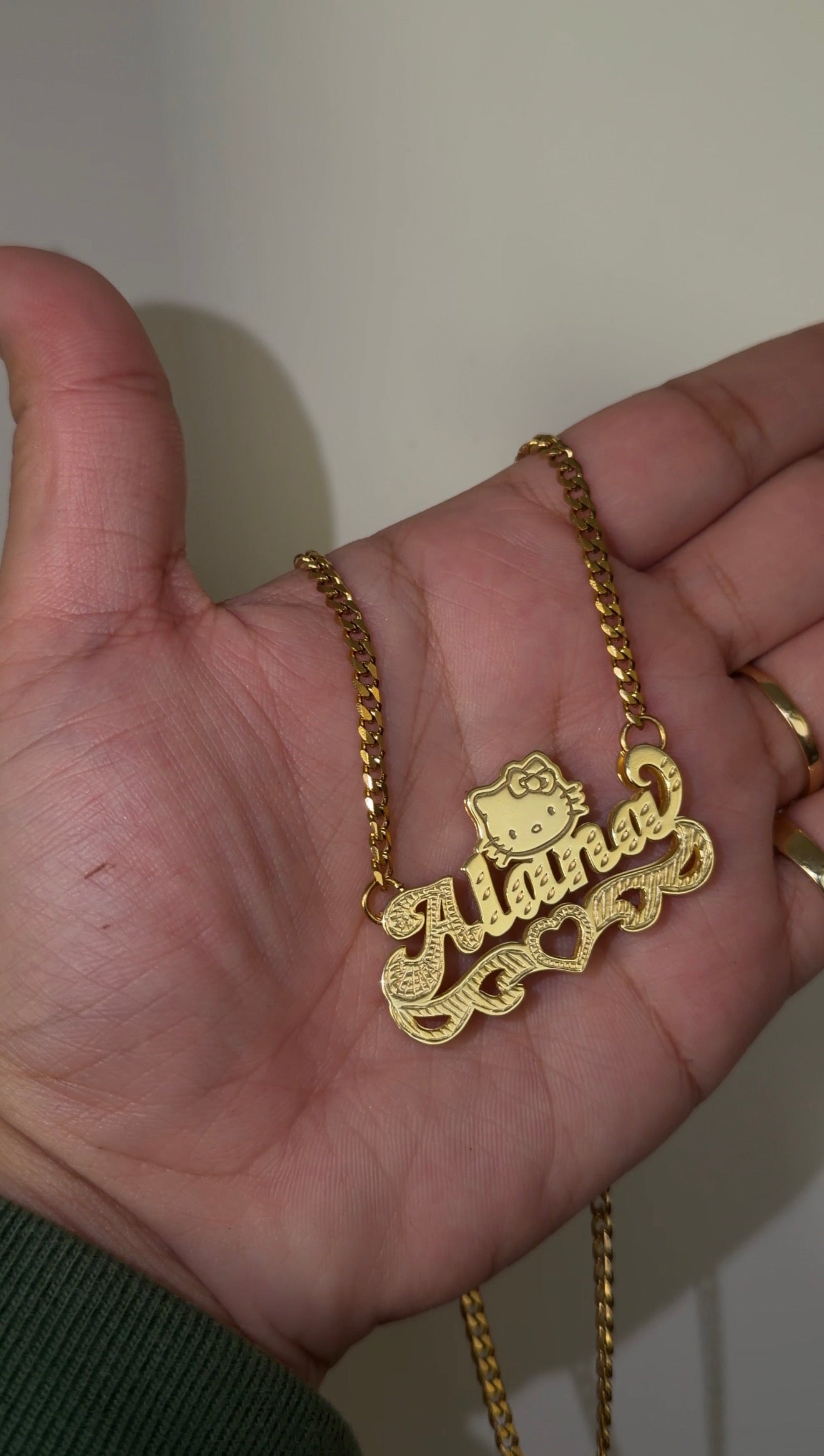 HK Custom Name Double Plate